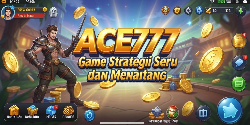 Tampilan gameplay <strong>ACE777</strong> yang menakjubkan dengan momen pertarungan strategis.