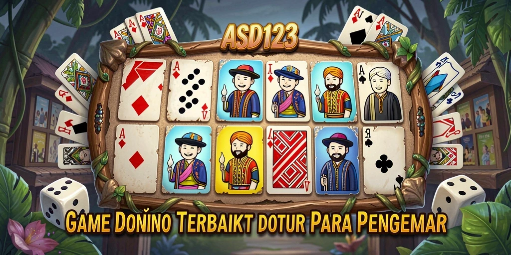Tangkapan layar gameplay seru dari ASD123 dengan Domino.