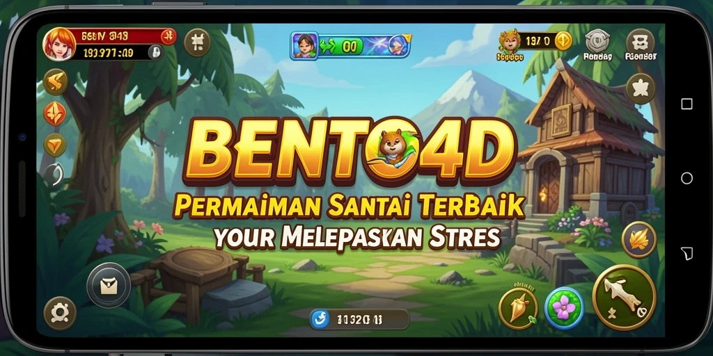 Tampilan gameplay BENTO4D yang penuh warna dan menarik.