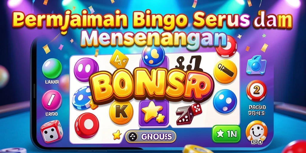 Tampilan gameplay seru dari aplikasi Bingo BONUSRP.
