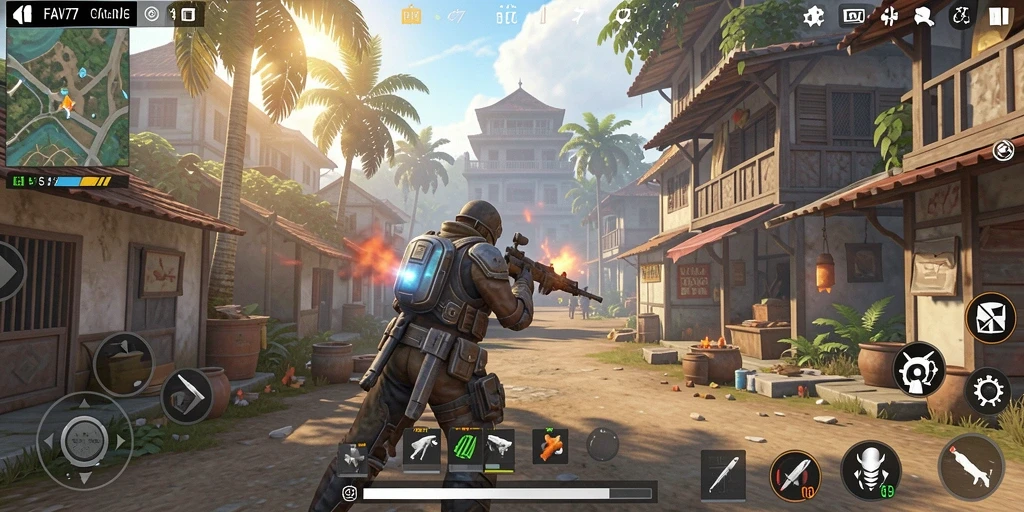 Tampilan gameplay menarik di FAV77 dengan detail grafis tinggi.