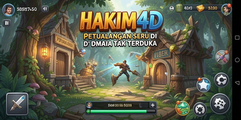 Screenshot HAKIM4D menampilkan aksi petualangan yang mendebarkan.