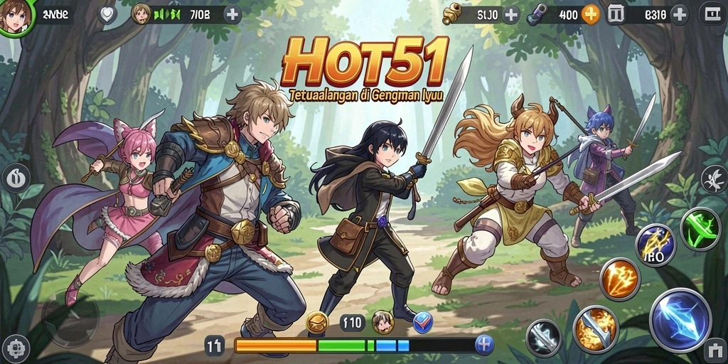 Gameplay seru dengan karakter Anime yang menarik.