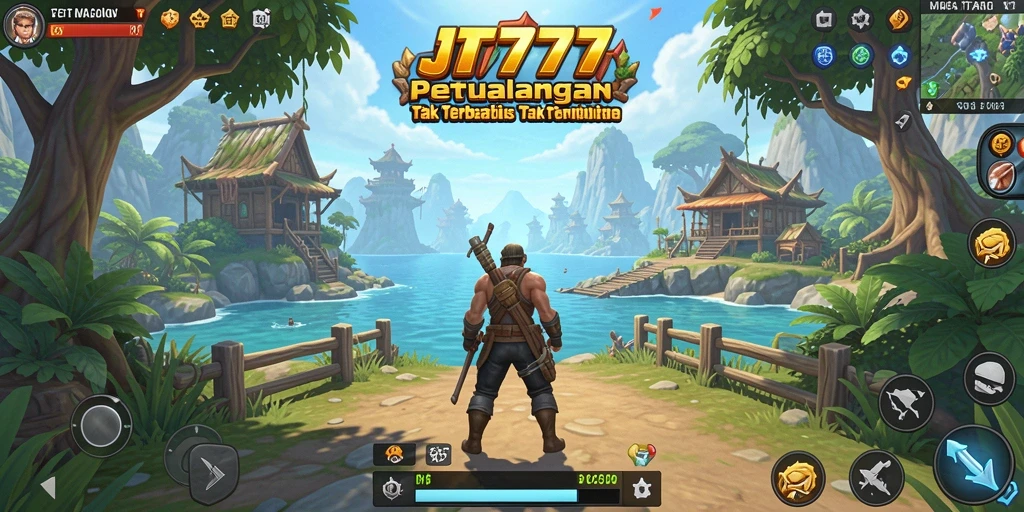 Tampilan gameplay JT777 yang menawan dalam dunia Open World.