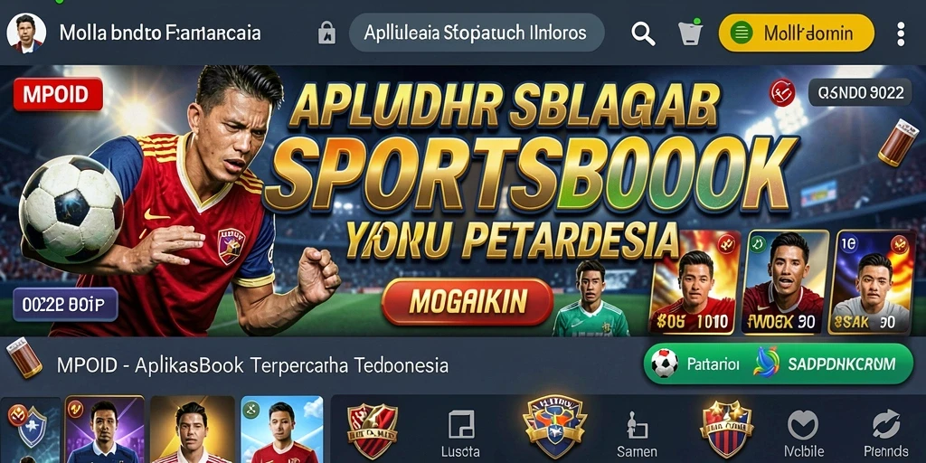 Tampilan utama MPOID dengan berbagai pilihan taruhan olahraga.