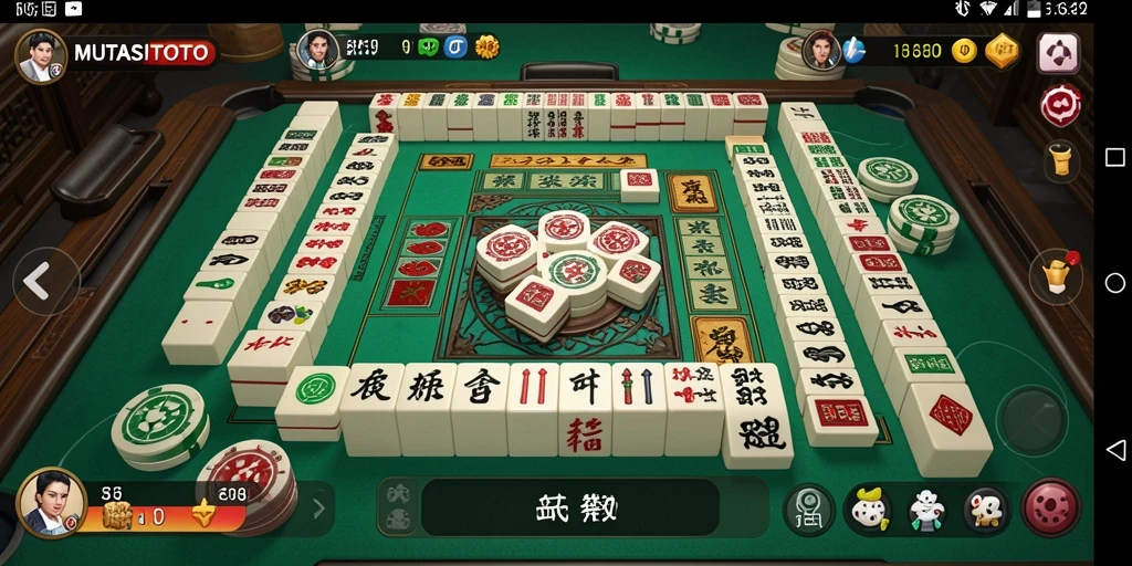 Screenshot gameplay exciting dari MUTASITOTO di Mahjong.