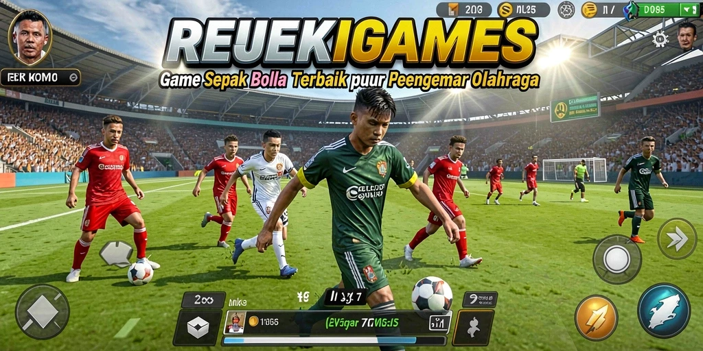 Tampilan gameplay yang mendebarkan dalam REJEKIGAMES.