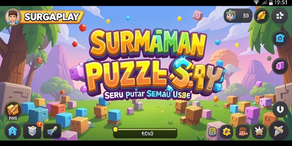Tangkapan layar gameplay SURGAPLAY yang menunjukkan teka-teki menarik.