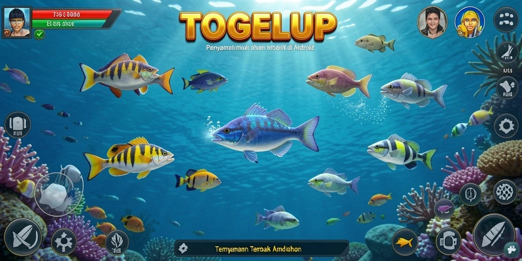 Gameplay seru dengan berbagai ikan untuk ditembak di TOGELUP.
